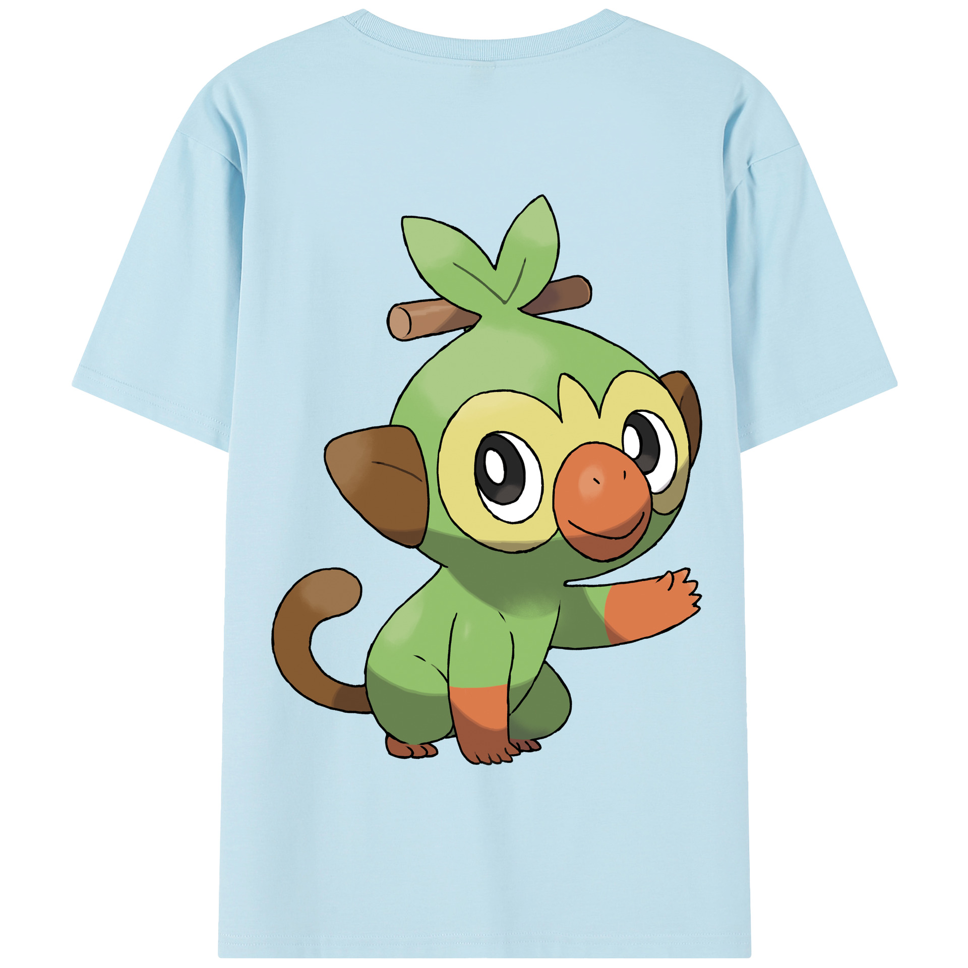 （画像用） ポケットモンスター Pokémon 綿100％半袖Tシャツ（背面プリント）
